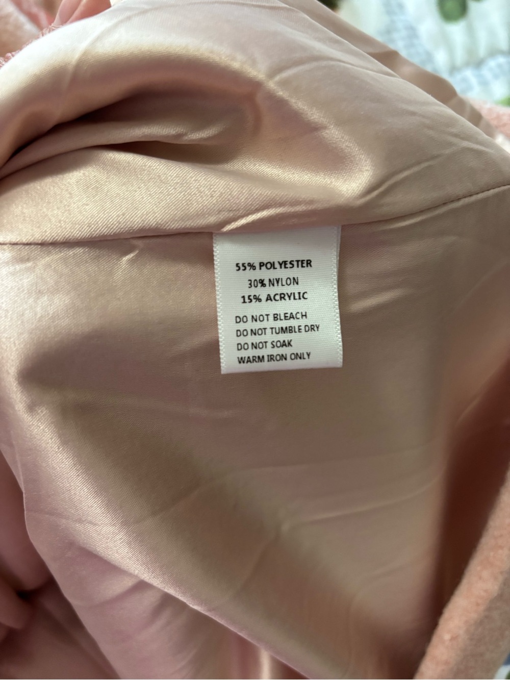 NWT Blush Pink Peacoat - Picture 5 of 5